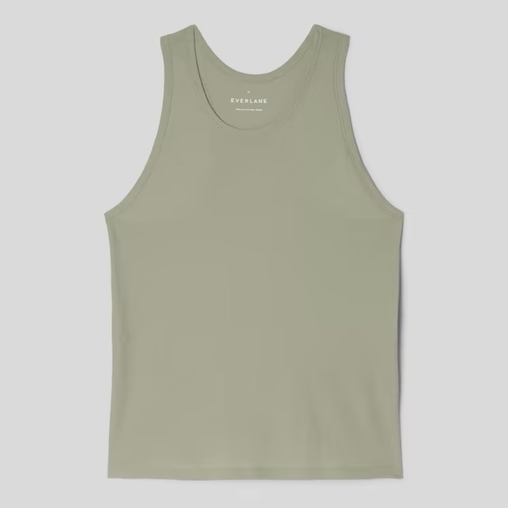 Everlane Women's Air Racerback Tank Seagrass XXS